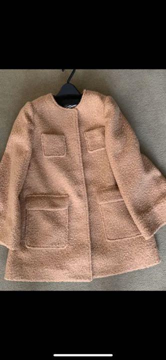 【人気ショップが最安値挑戦！】 POODLE ピンク BD1921-3A-29 COAT MIDI ジャケット・アウター