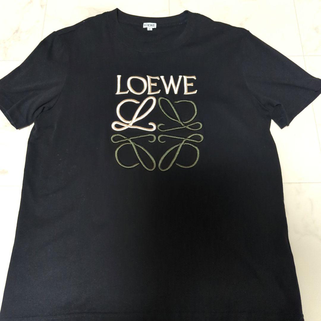 最大15%OFFクーポン LOEWE ロエベ 半袖 Tシャツ M 男女兼用 黒 トップス