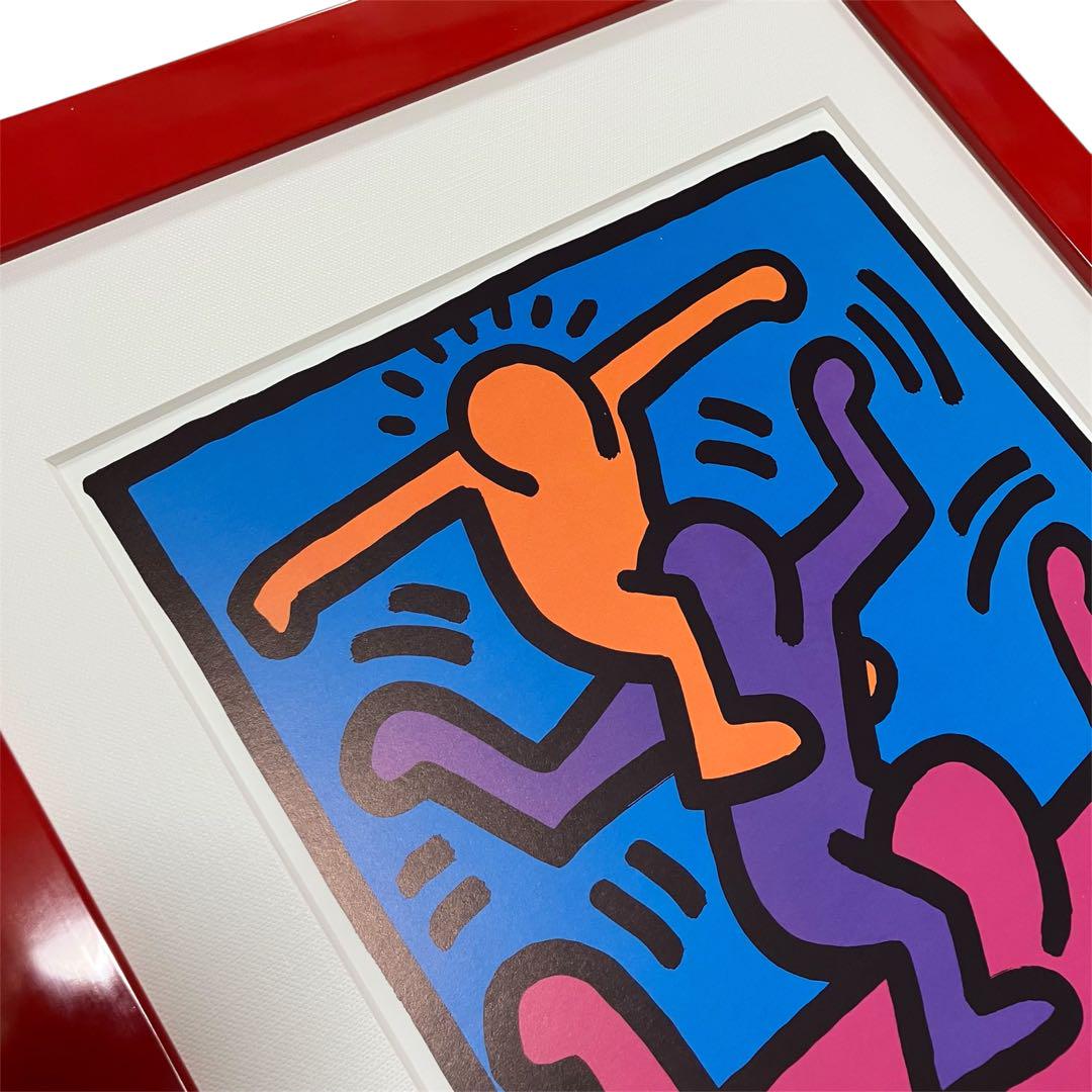 92年製 Keith Haring キースヘリング 額装済み ビンテージ