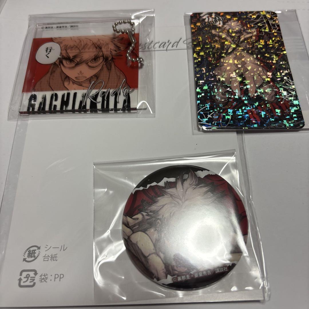 ガチアクタ くじメイト 缶バッジ ポストカード ルド 28点セット ガチアクタ くじメイト 缶バッジ ポストカード カード アクキー
