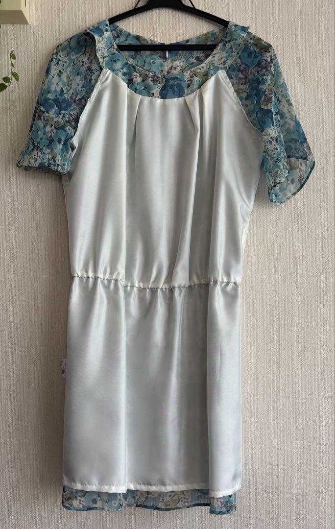 冬ギフト  半額！☆NOLLEY'S M 楊柳花柄チュニック☆ ノーリーズ Light トップス