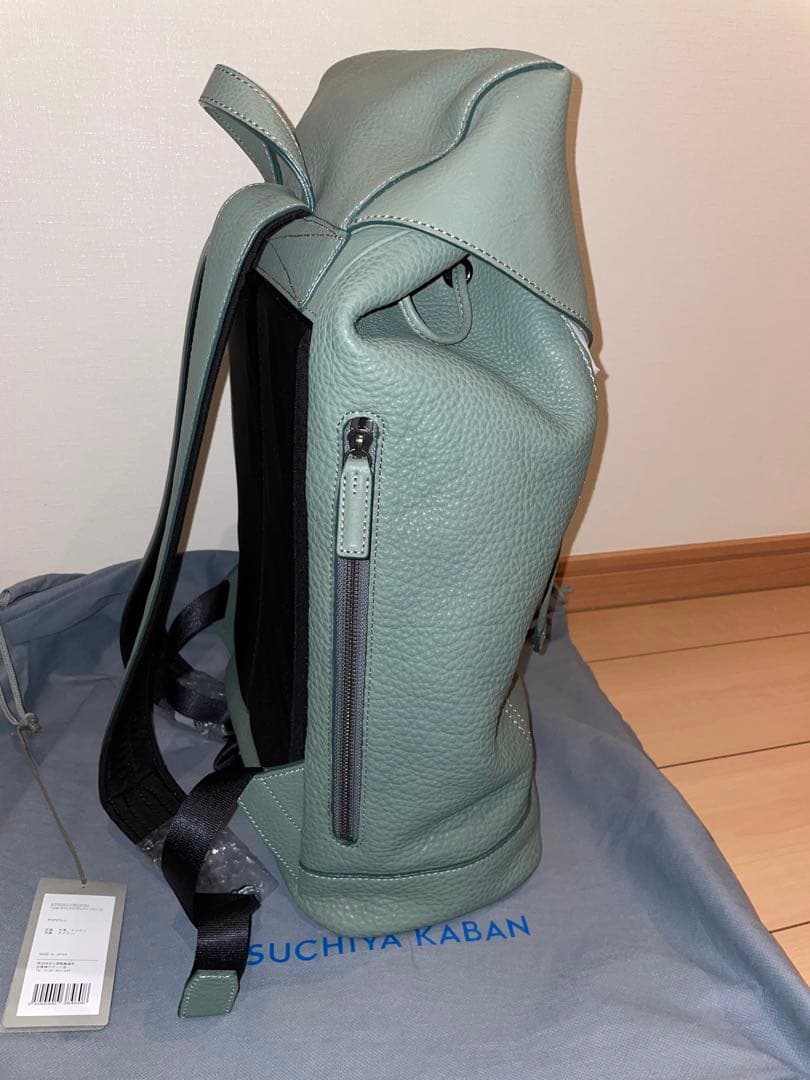 【数量限定色】トーンオイルヌメ フラップバックパック アクアグリーン 【数量限定色】トーンオイルヌメ フラップバックパック アクアグリーン