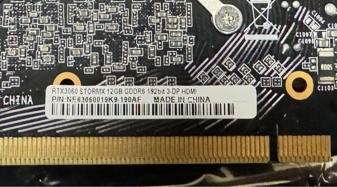 グラフィックボード・グラボ・ビデオカード NVIDIA Geforce RTX3060 GDDR6 12GB