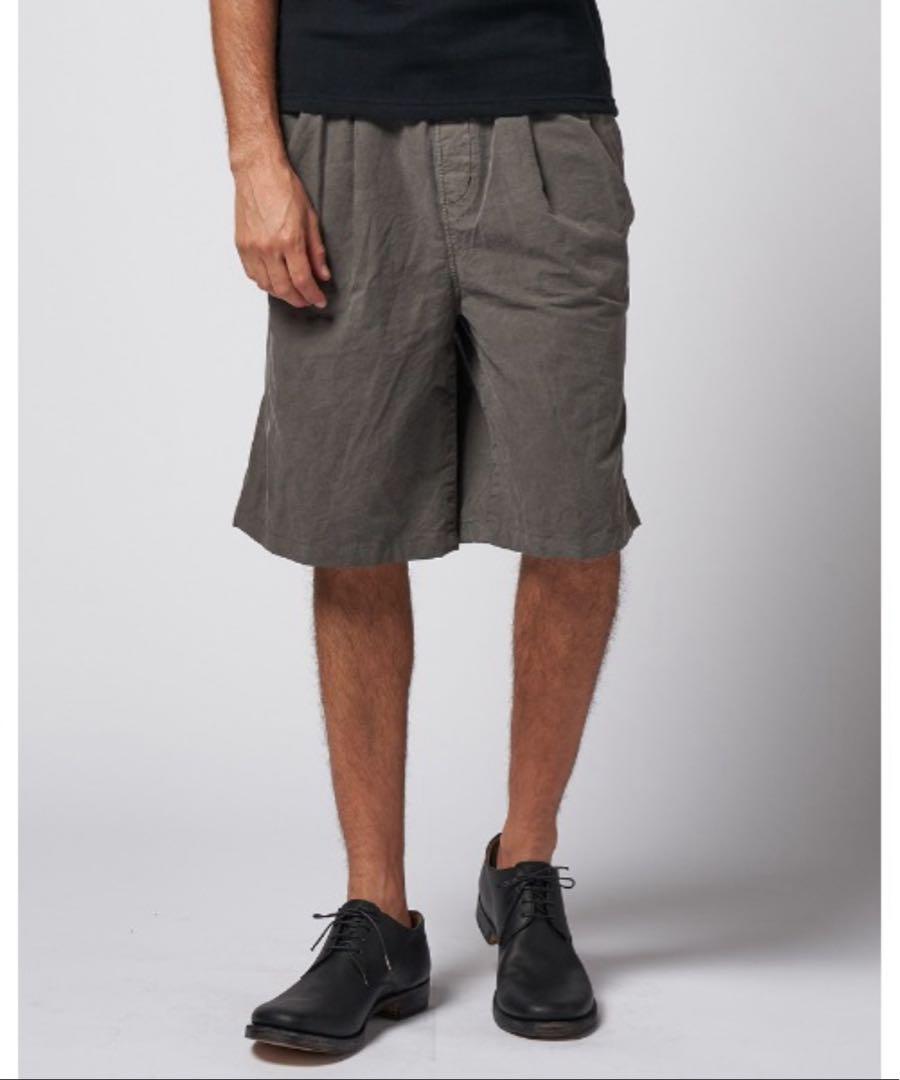 wjk solid wide shorts チャコール　ワイドショーツ