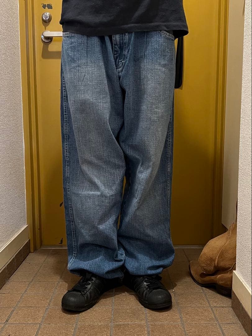 【00s】SOUTHPOLE ストレートデニム 38 ライトブルー