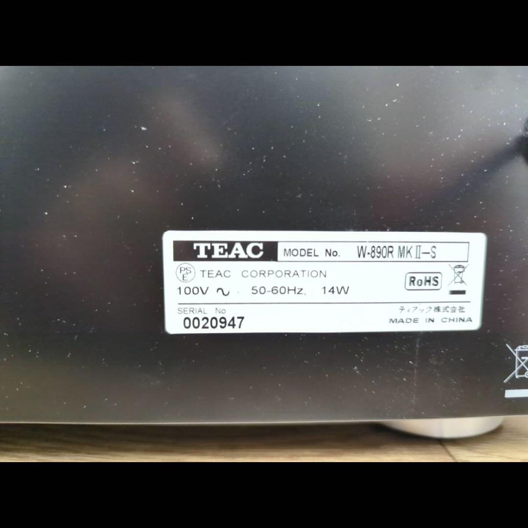 【美品】TEAC W-890R MKⅡ W-890R MK2 テアック ②