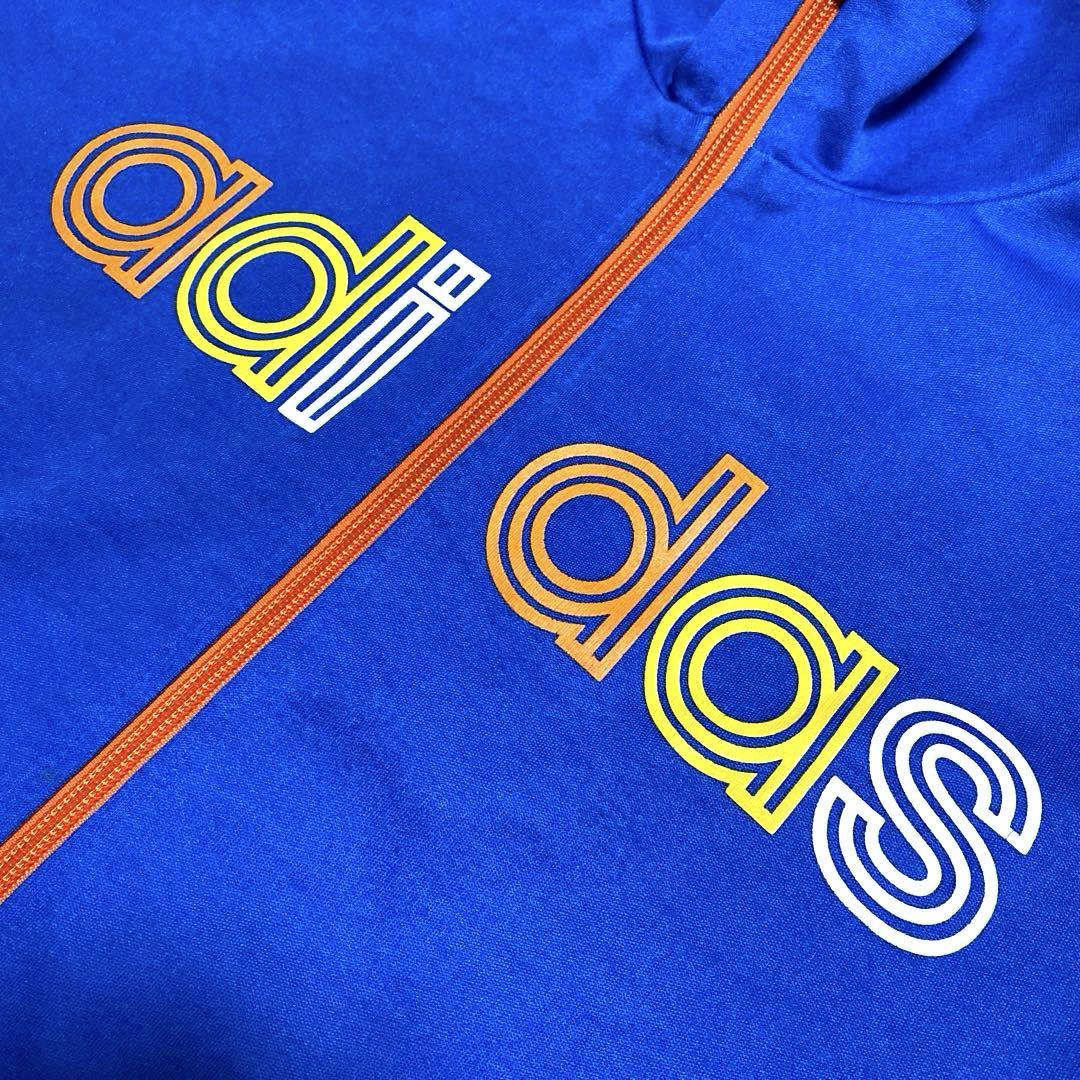 adidas 80s DISCO風 リニアロゴ トラックジャケット/ジャージ M