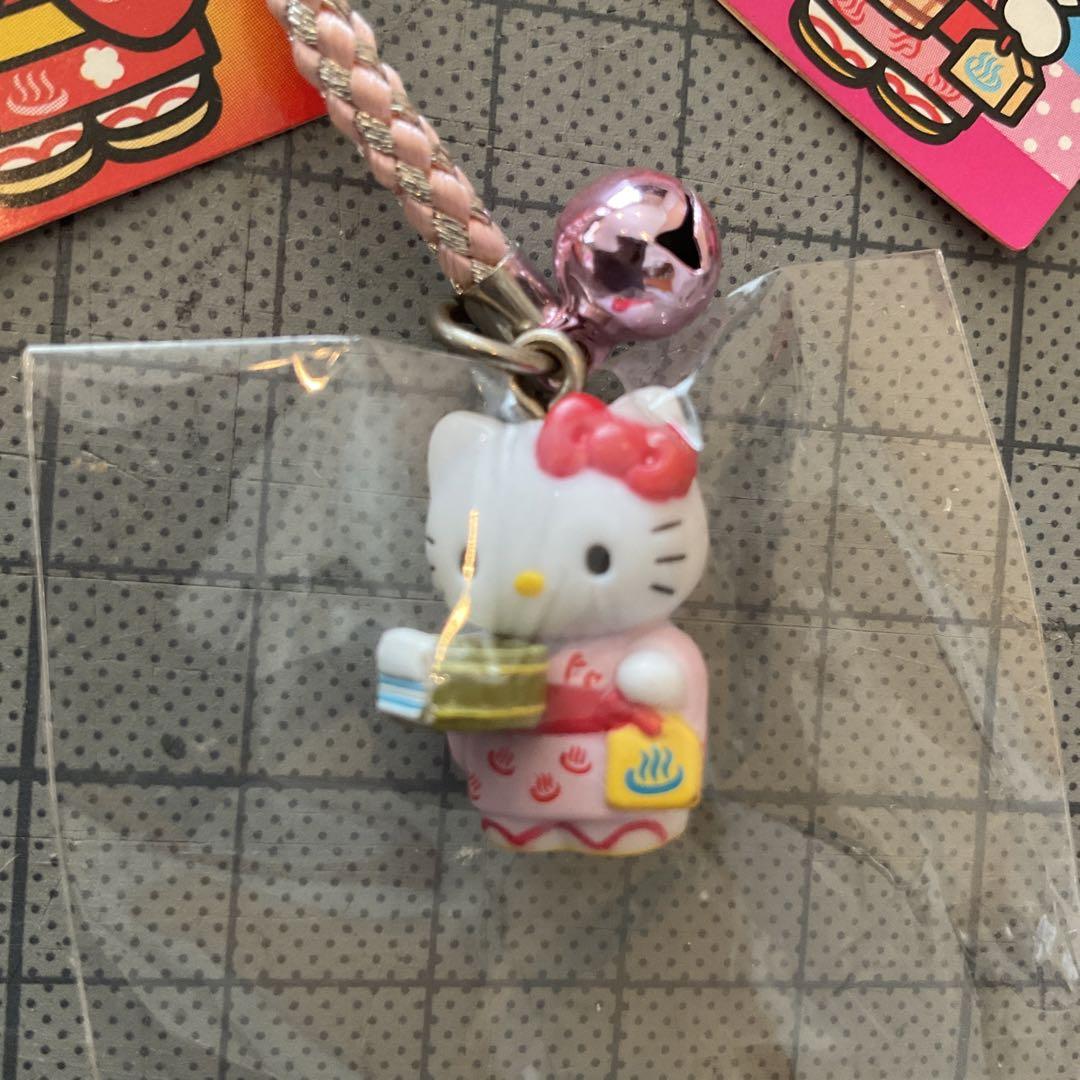 ご当地 キティ 根付 温泉 浴衣キティ 招き猫 湯布院 射的