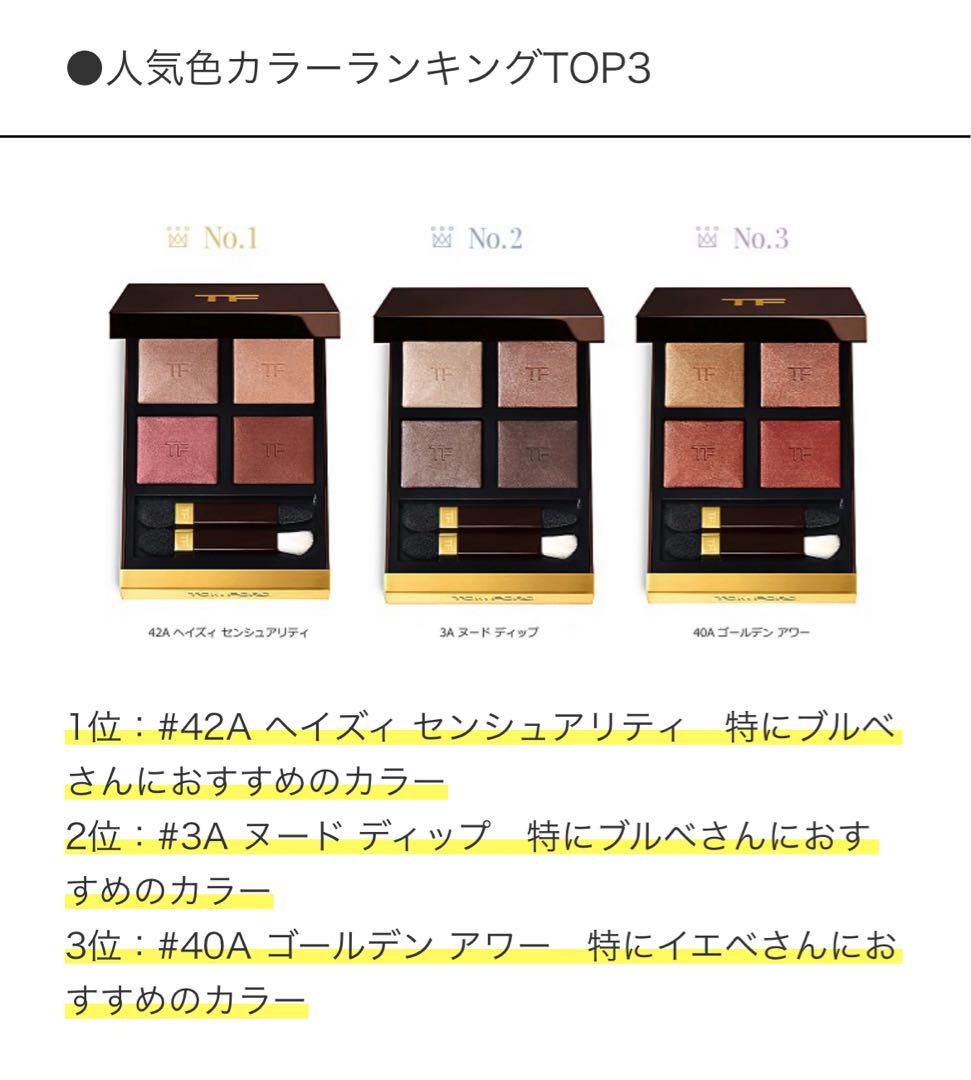 TOM FORD アイシャドウ アイカラークォード ハネムーン