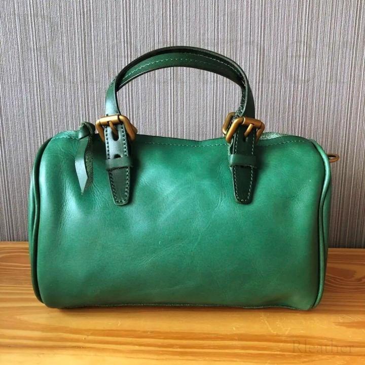本革 ヌメ革 斜めがけ 2way ショルダーバッグ ハンドバッグ