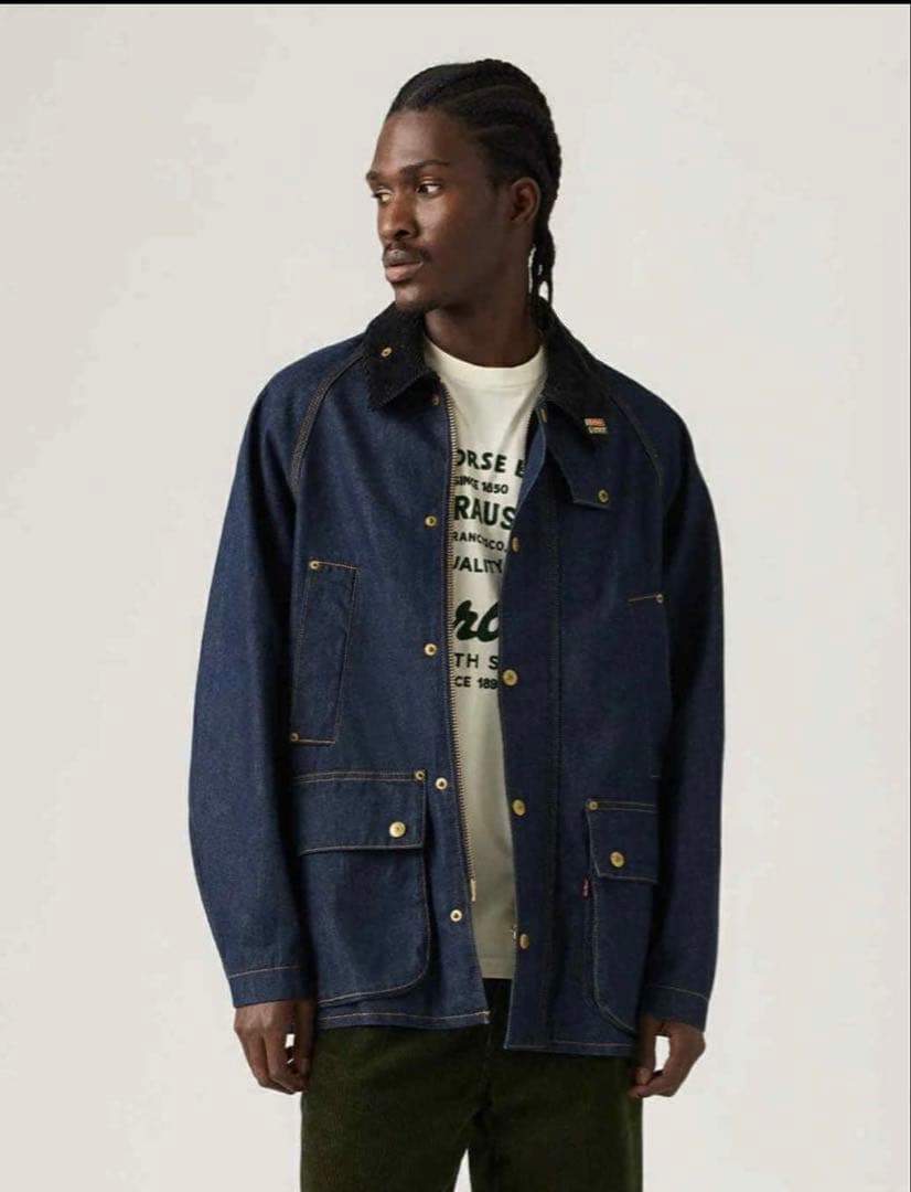 LEVI'S x Barbour Bedale Denim Jacket L LEVI'S x Barbour Bedale Denim Jacket L