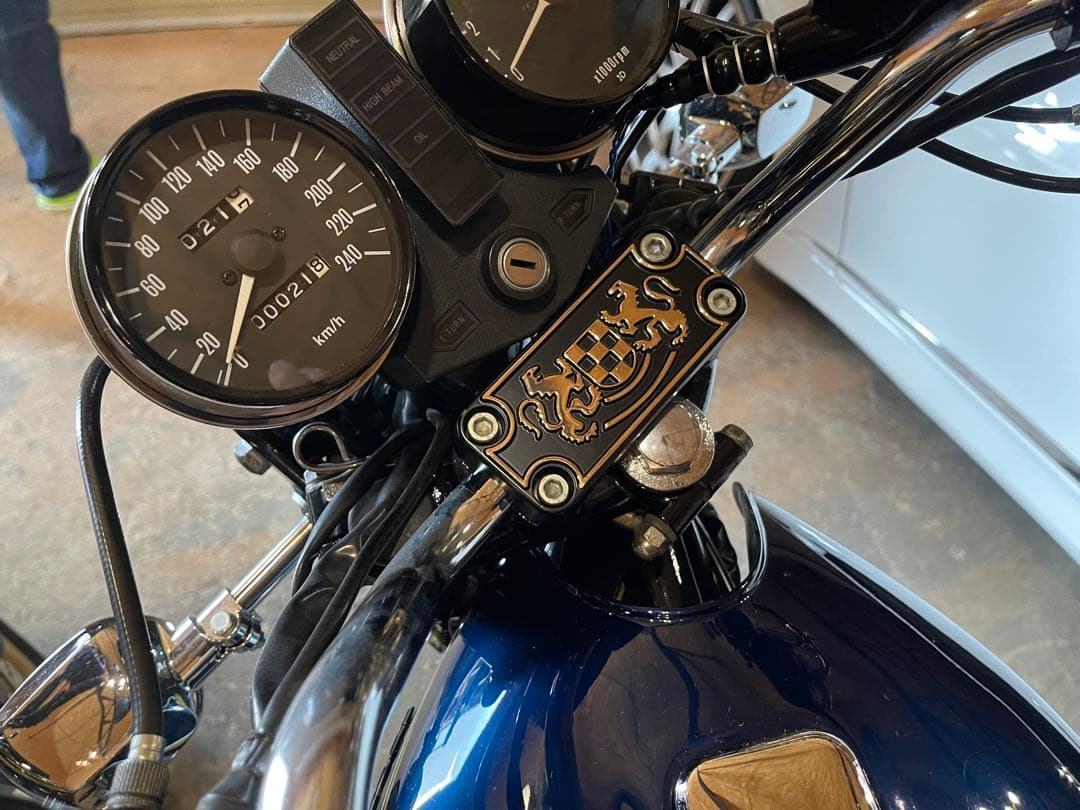 に初値下げ! カワサキ MK2 Z1 Z2 Z系 向かい獅子 ハンドルクランプ