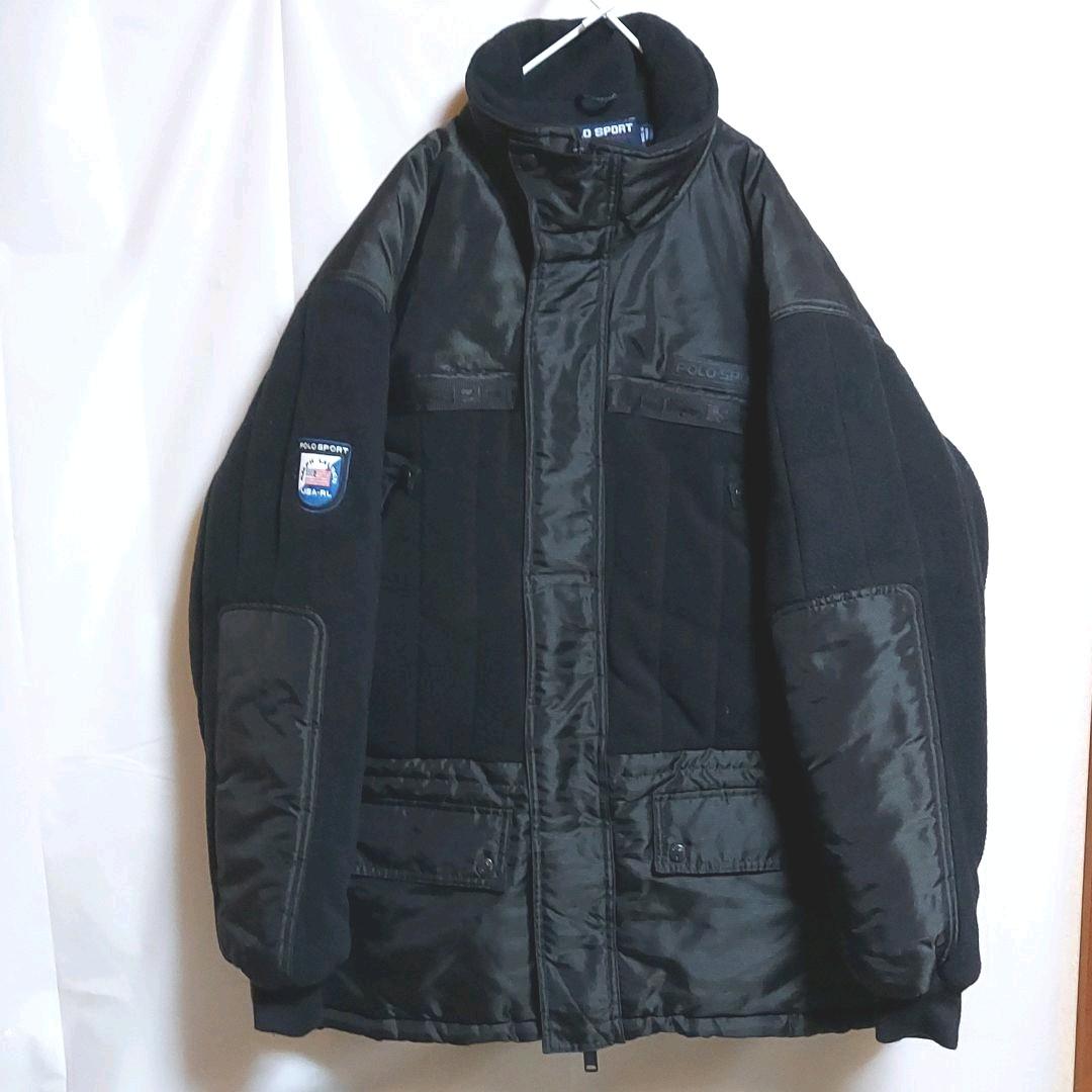 までの✬ 古着 フリースジャケット フィールドジャケット vd4pm-m35125862571 ポロスポーツ ハーフシェルド なりに