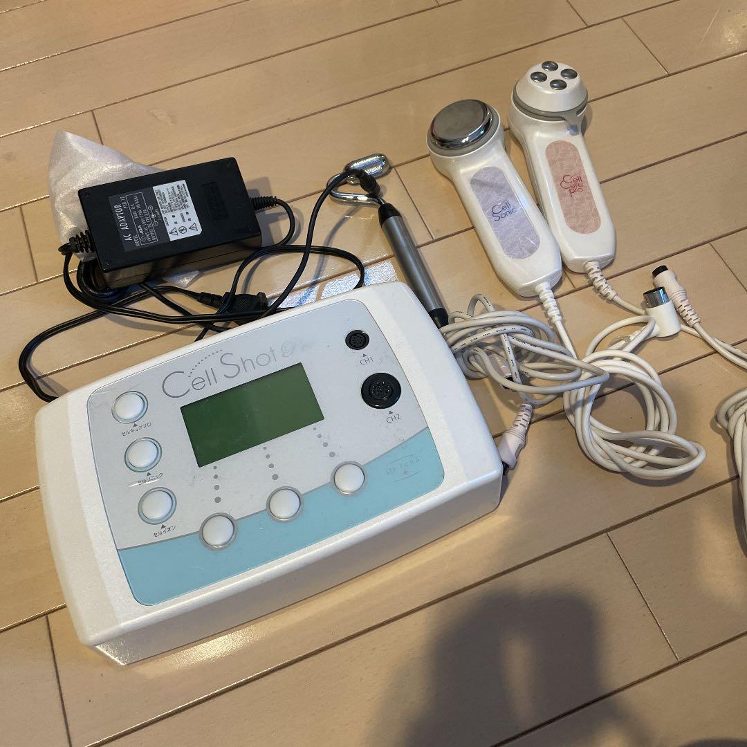 全身にも使用できる美顔器 Cell Shot Pro