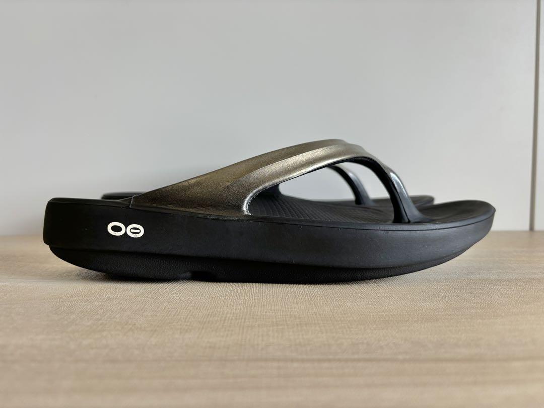 美品）oofos OOlala Black/Latte（25cm） - メルカリ