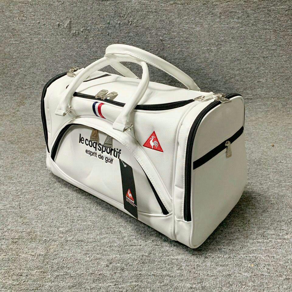 新品 ルコックゴルフ HnuBe-m35129691978 収納ポケット付きボストンバッグ 超激得低価