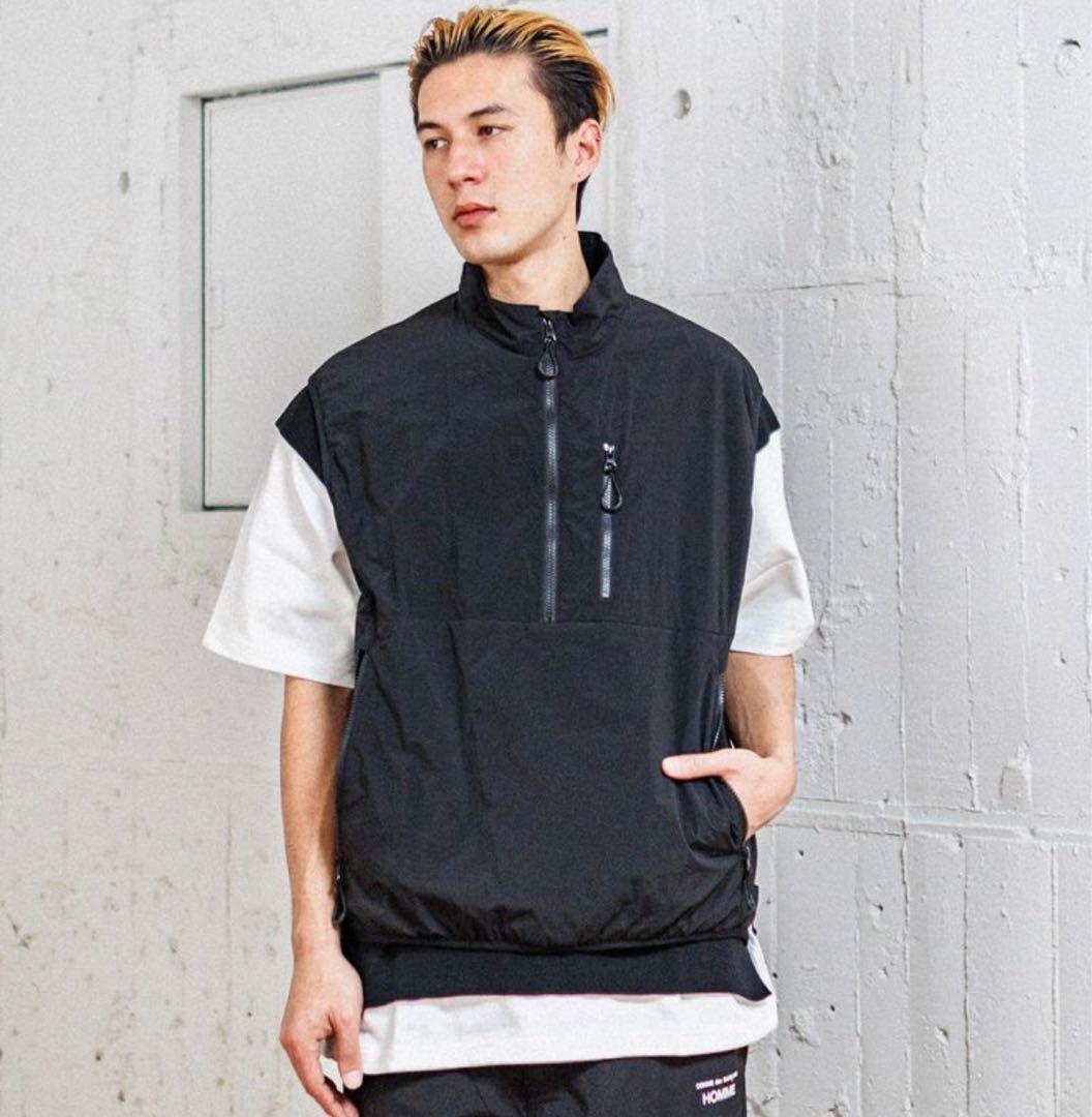 トップス HO-V002 Nylon Typewriter Pull Over Vest
