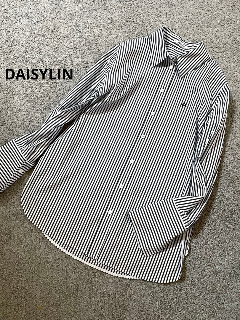 DAISYLIN デイジーリン ストライプ シャツM・DAISYLIN FOR FOXEY