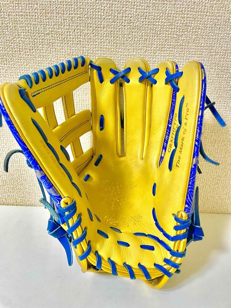 美中古品】ローリングス 右投げ 軟式グラブ 外野手用 ペイズリー グローブ