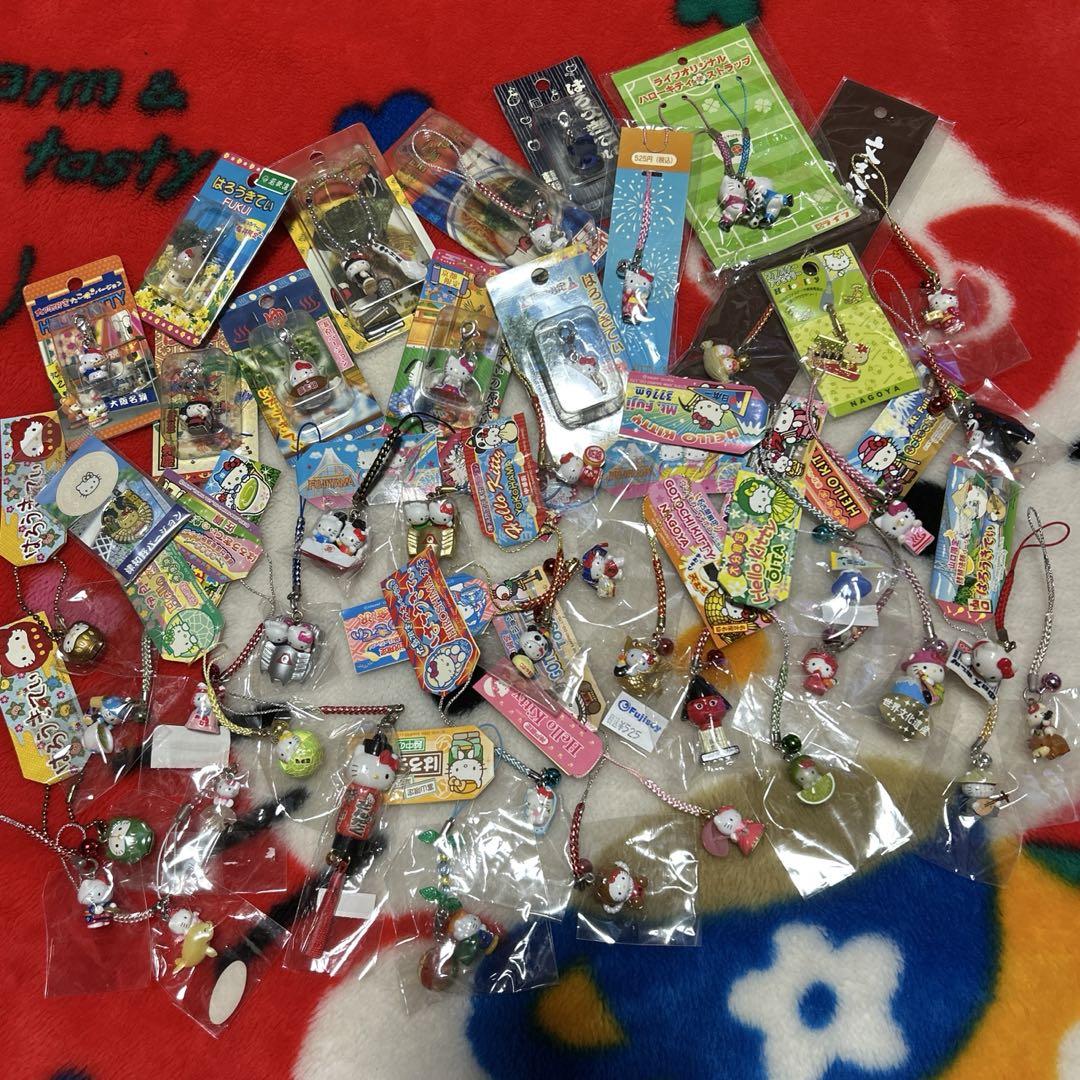 ハローキティ　根付け　ファスナーマスコット　キーホルダー　まとめ売り　ご当地 ハローキティ ご当地根付け ファスナーマスコット ストラップ