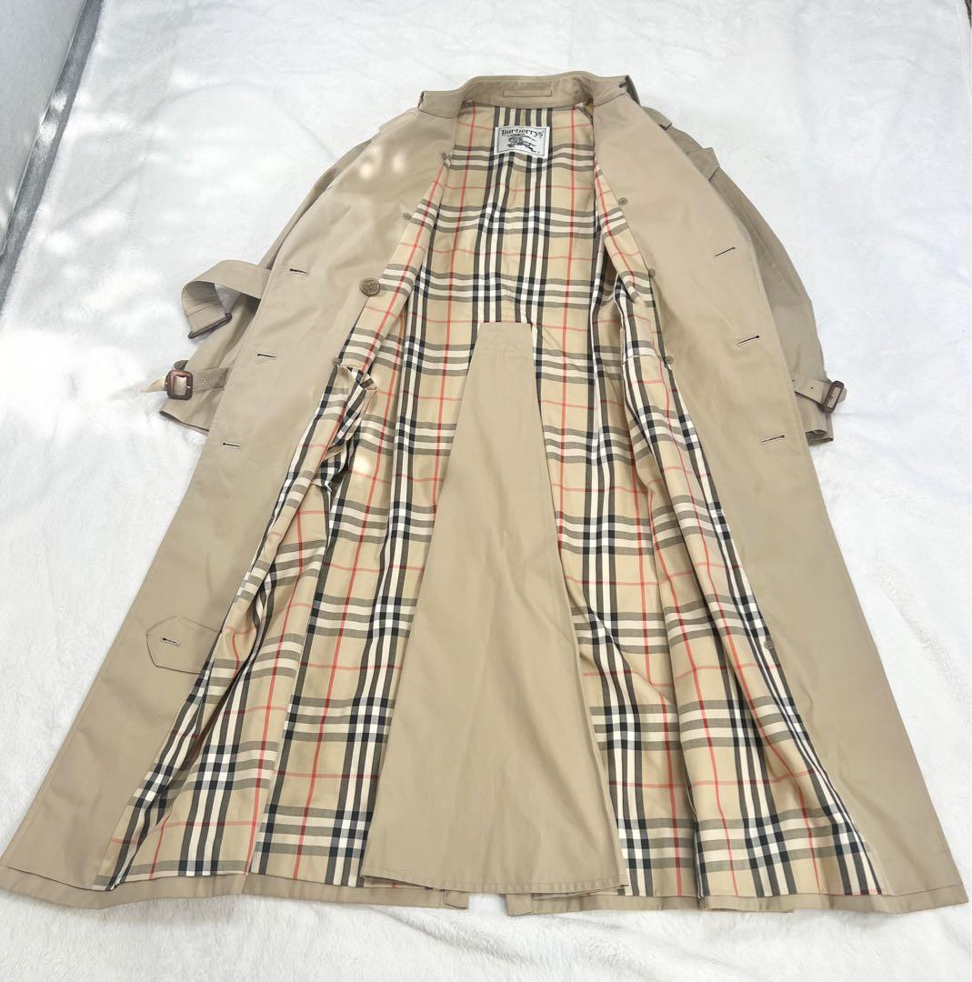 【美品】 バーバリー 90s Burberrys トレンチコート バーバリーズ