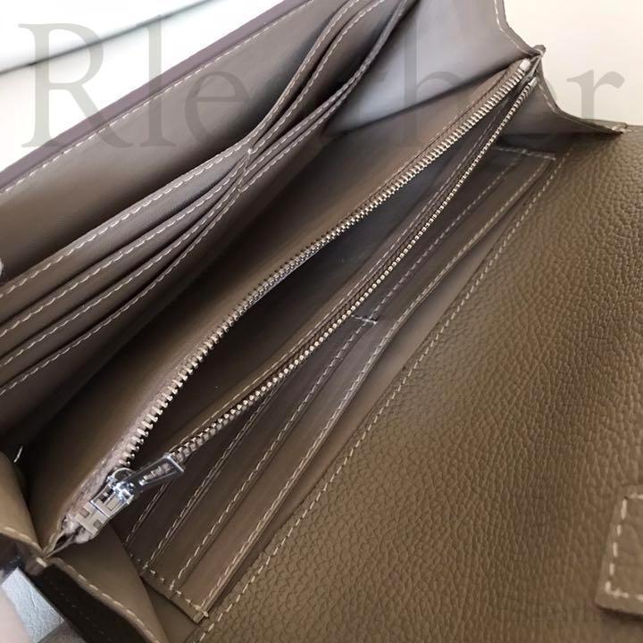 本革 最高級トーゴレザー 大容量 多収納 長財布 クラッチバッグ