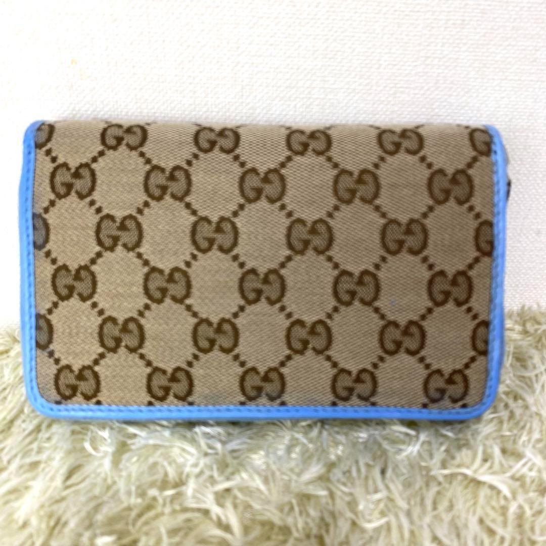 美品✨ GUCCI グッチ 長財布 オーガナイザー GG ウォレット 希少カラー
