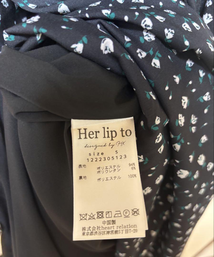 ワンピース Herlipto Roseraie Long Dress