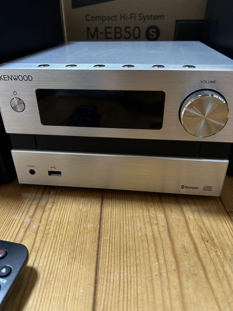 KENWOOD M-EB50 S コンパクトハイファイシステム　CD3枚付き