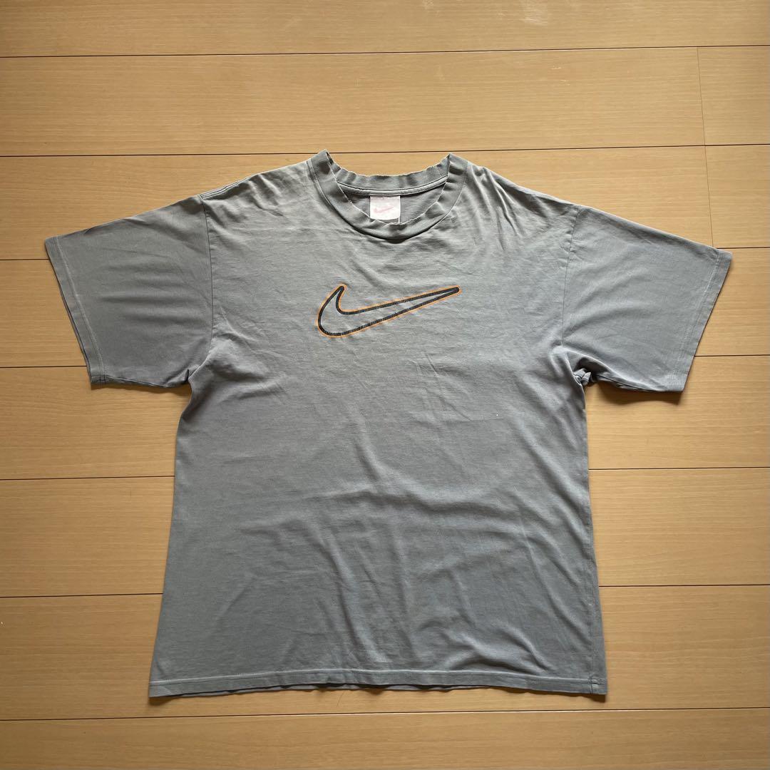 90s OLD NIKE ヴィンテージTシャツ スウォッシュ 銀タグ L