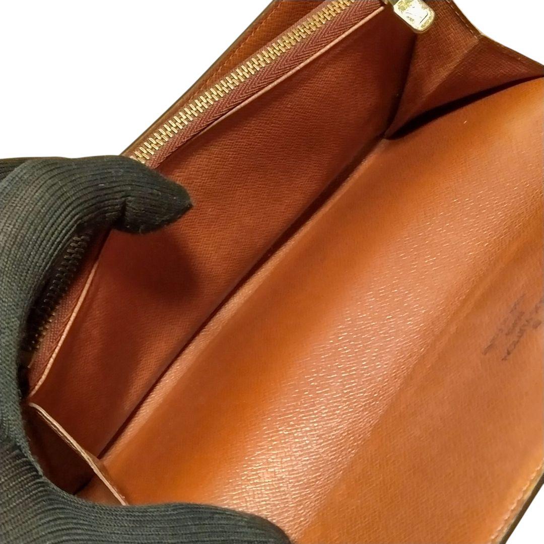 良品 ルイヴィトン モノグラム ポシェット ポルトモネ クレディ 766