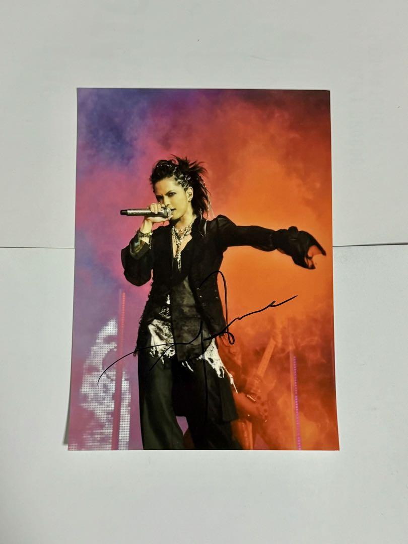 L'Arc~en~Ciel ラルクアンシエル HYDE 直筆サイン入り写真! 画像1