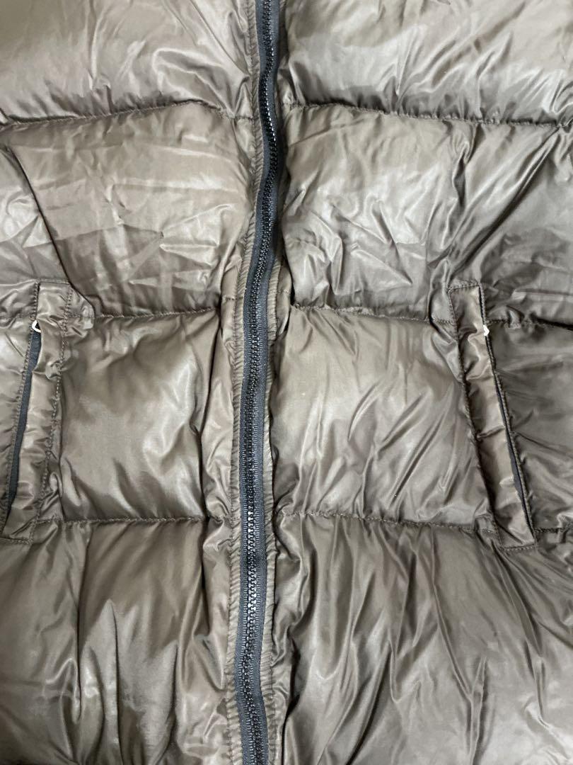 Moncler ダウンジャケット フード付き ダークブラウン