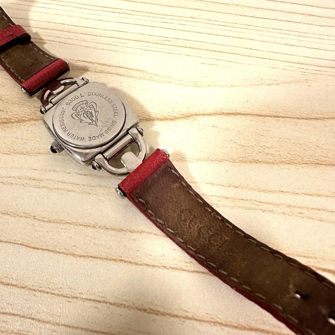 GUCCI時計 6300L 新品電池 稼働品