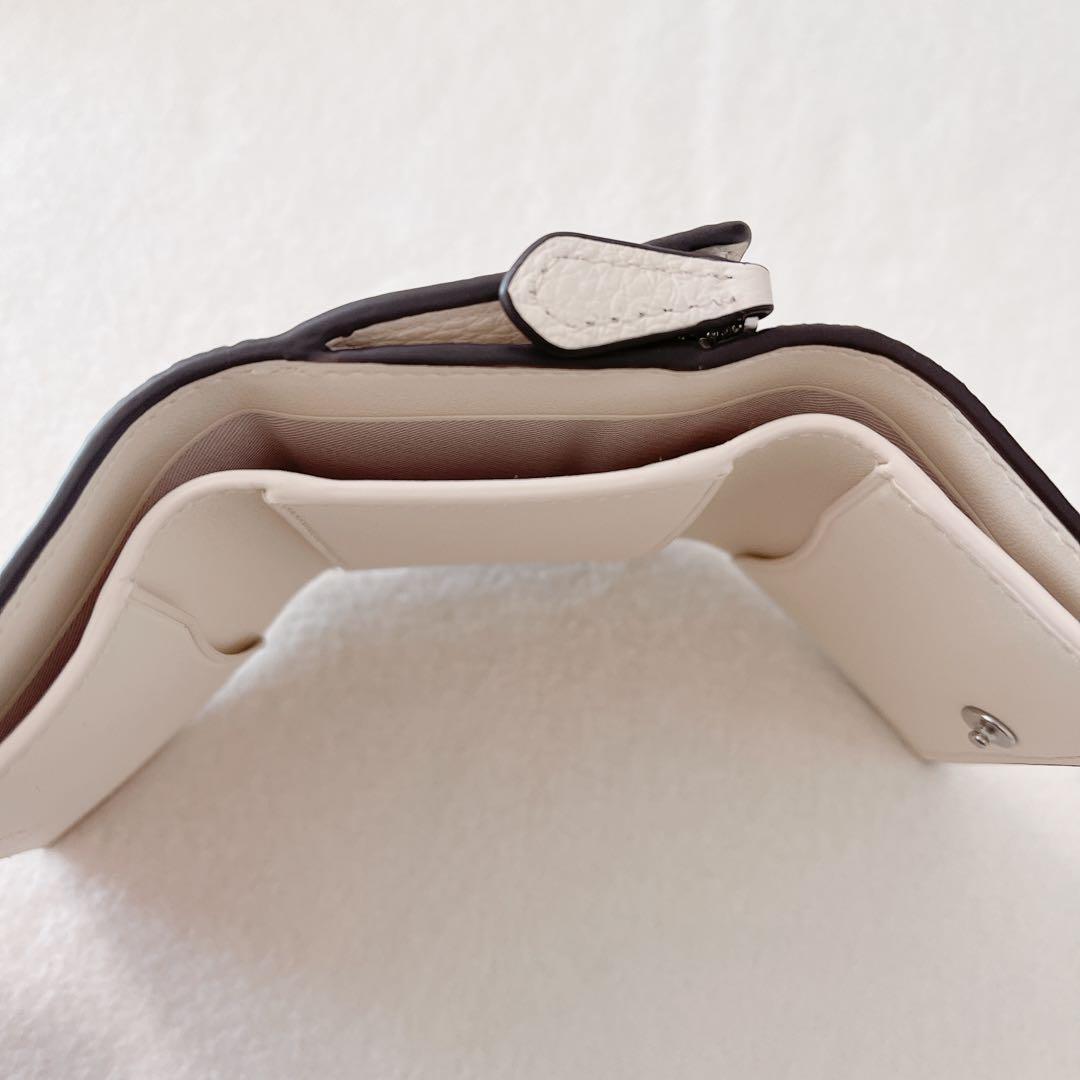 【新品】COACH マイクロ ウォレット ミニ財布 CM238 ホワイト