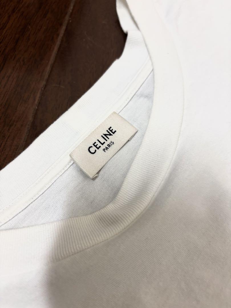 【ほぼ未使用】人気セリーヌ メンズ 半袖ルーズTシャツ CELINE 正規品