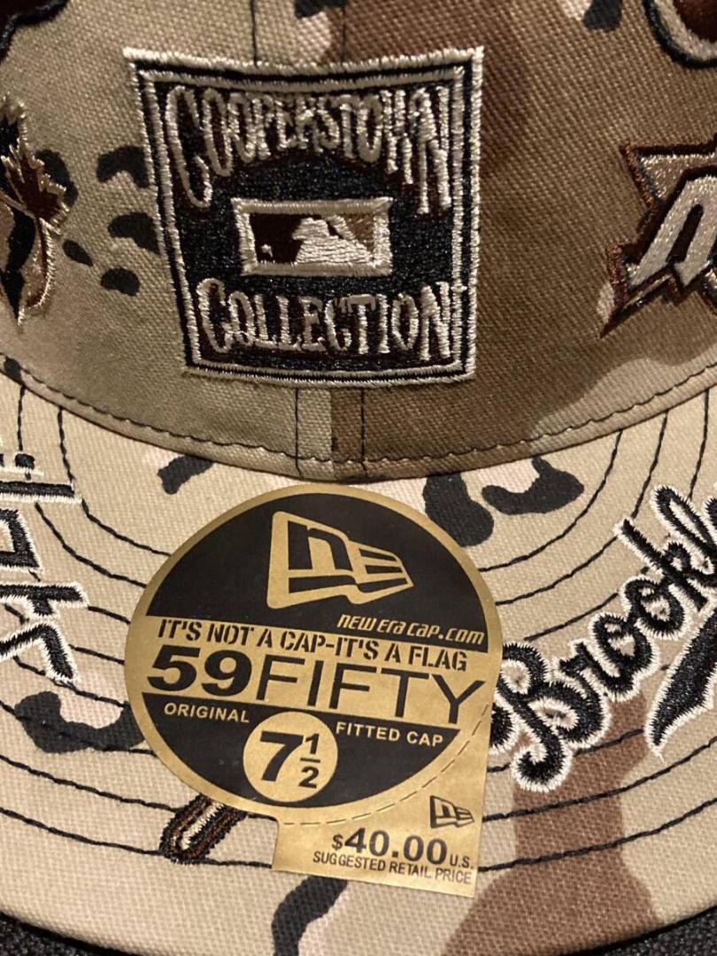 New Era 限定版 Cooperstown Logo キャップ 7 3/4