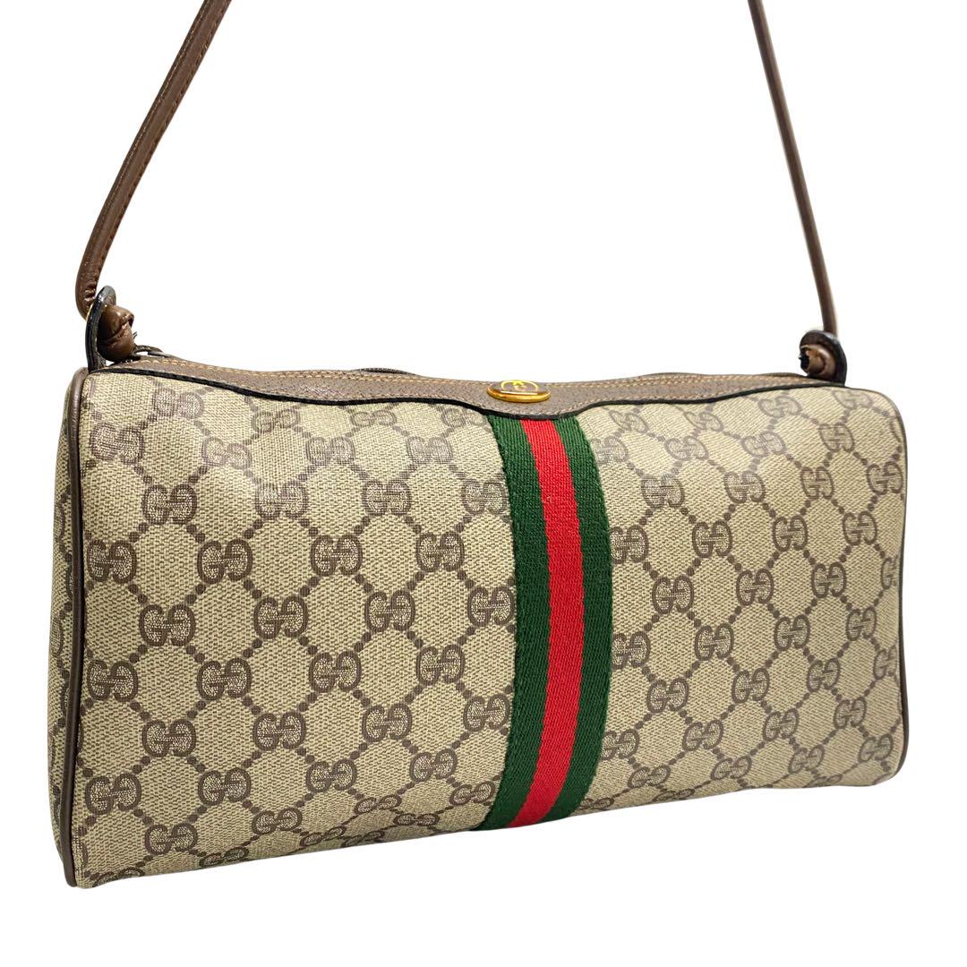 GUCCI シェリーライン オールドグッチ PVCレザー GGスプリーム