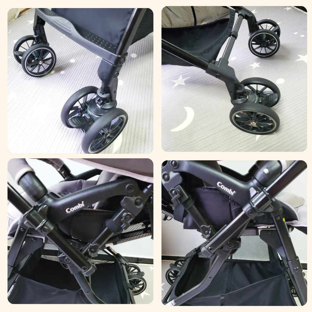 コンビ　ベビーカー　スゴカルα４キャス　compact　 エッグショックHT⭐︎