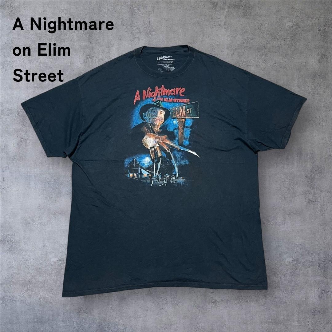 【1136】A Nightmare on ELIM STREET映画T黒2XL