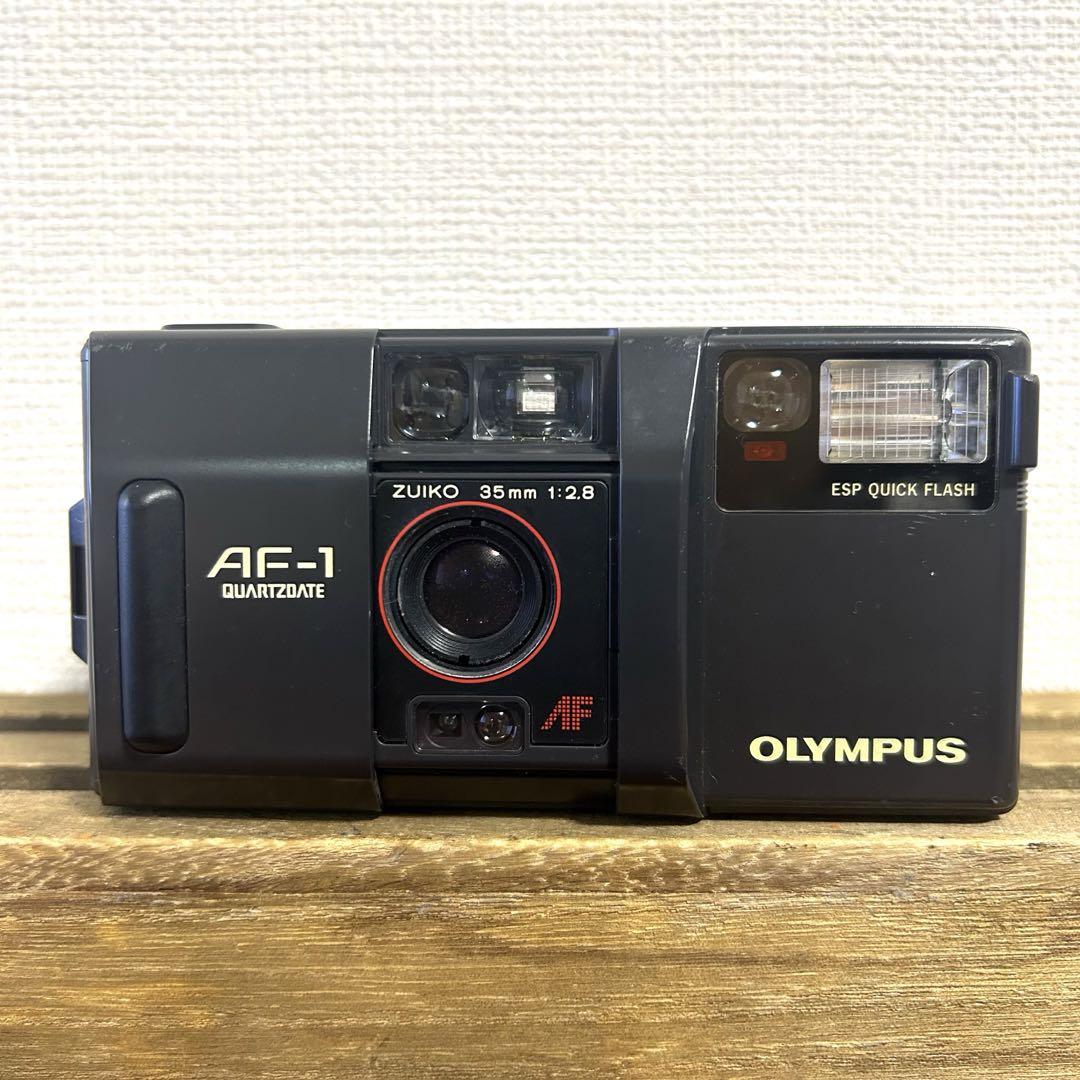 OLYMPUS コンパクトフィルムカメラ AF-1 QUARTZ DATE OLYMPUS AF-1 TWIN の使い方 | Totte Me Camera