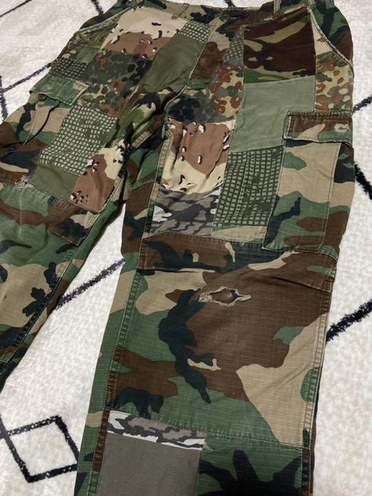 人気定番安い 迷彩 レア ロスコ 軍物 加工 DPO95-m35153230029 パッチワーク タイガー 6Pポケ 新品超特価