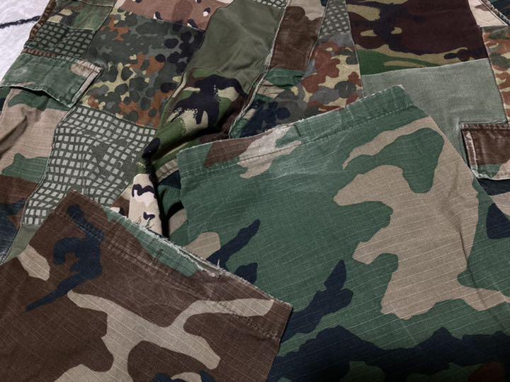 人気定番安い 迷彩 レア ロスコ 軍物 加工 DPO95-m35153230029 パッチワーク タイガー 6Pポケ 新品超特価