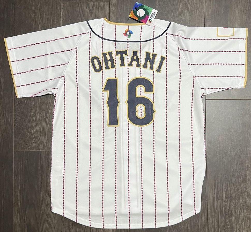 絶対的な信頼 WBC 大谷 ホーム プリントユニフォーム ジュニアフリー｜野球 応援グッズ