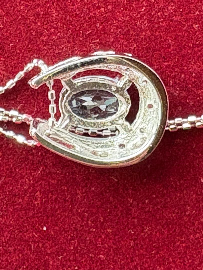 ブルージルコン ダイヤモンド？ネックレス　K18WG 刻印あり　11g 整理品 ブルーダイヤモンド？ネックレス K18WG 刻印あり 11g 整理品 - メルカリ