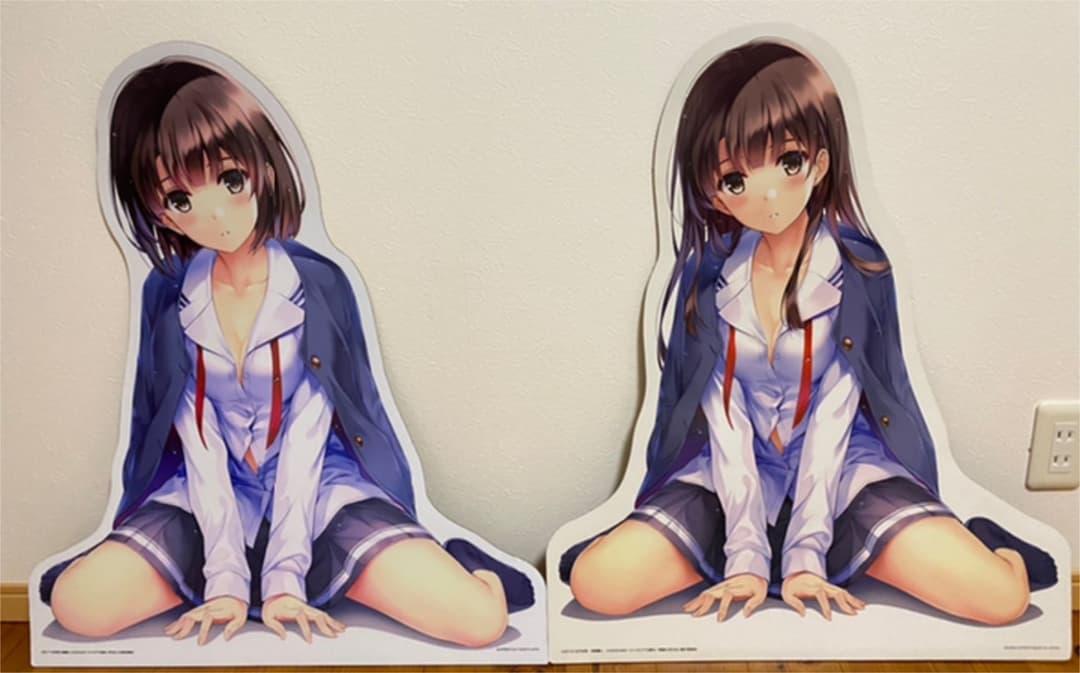 驚きの値段 冴えない彼女の育てかた 一番くじ 加藤恵 等身大パネル 本日超得