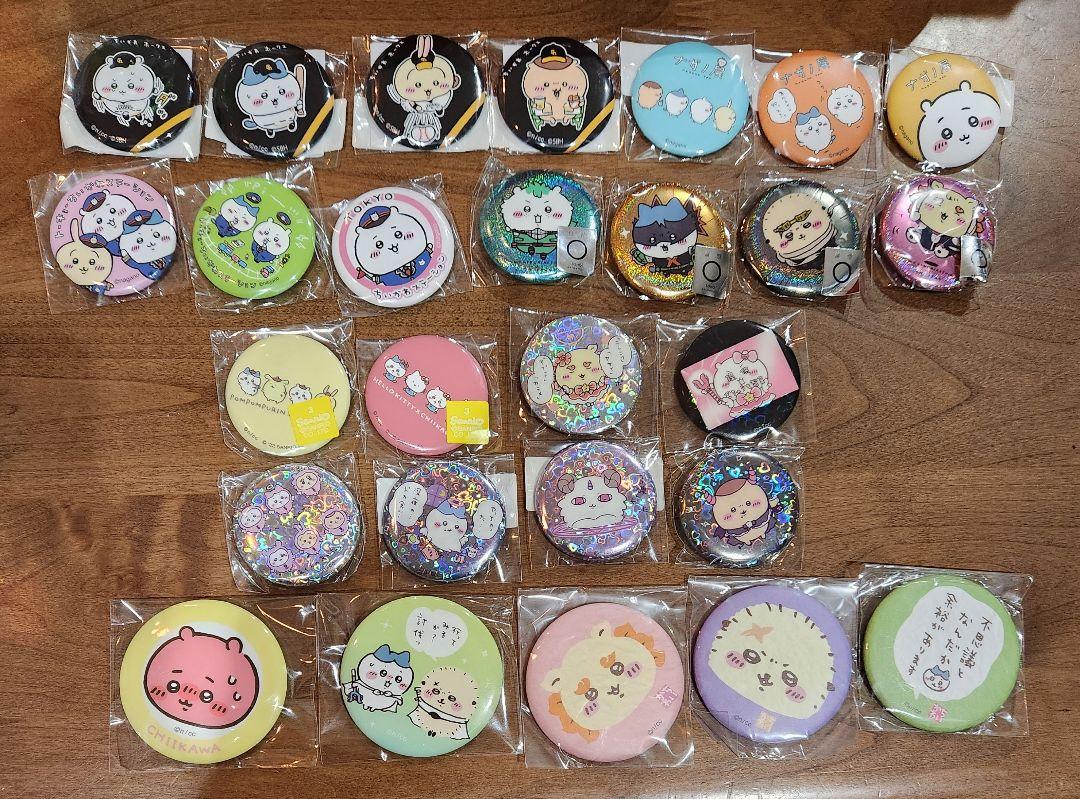 ちいかわ　缶バッジ　ナガノ展　まじかるちいかわ　てんしあくま　ホークス