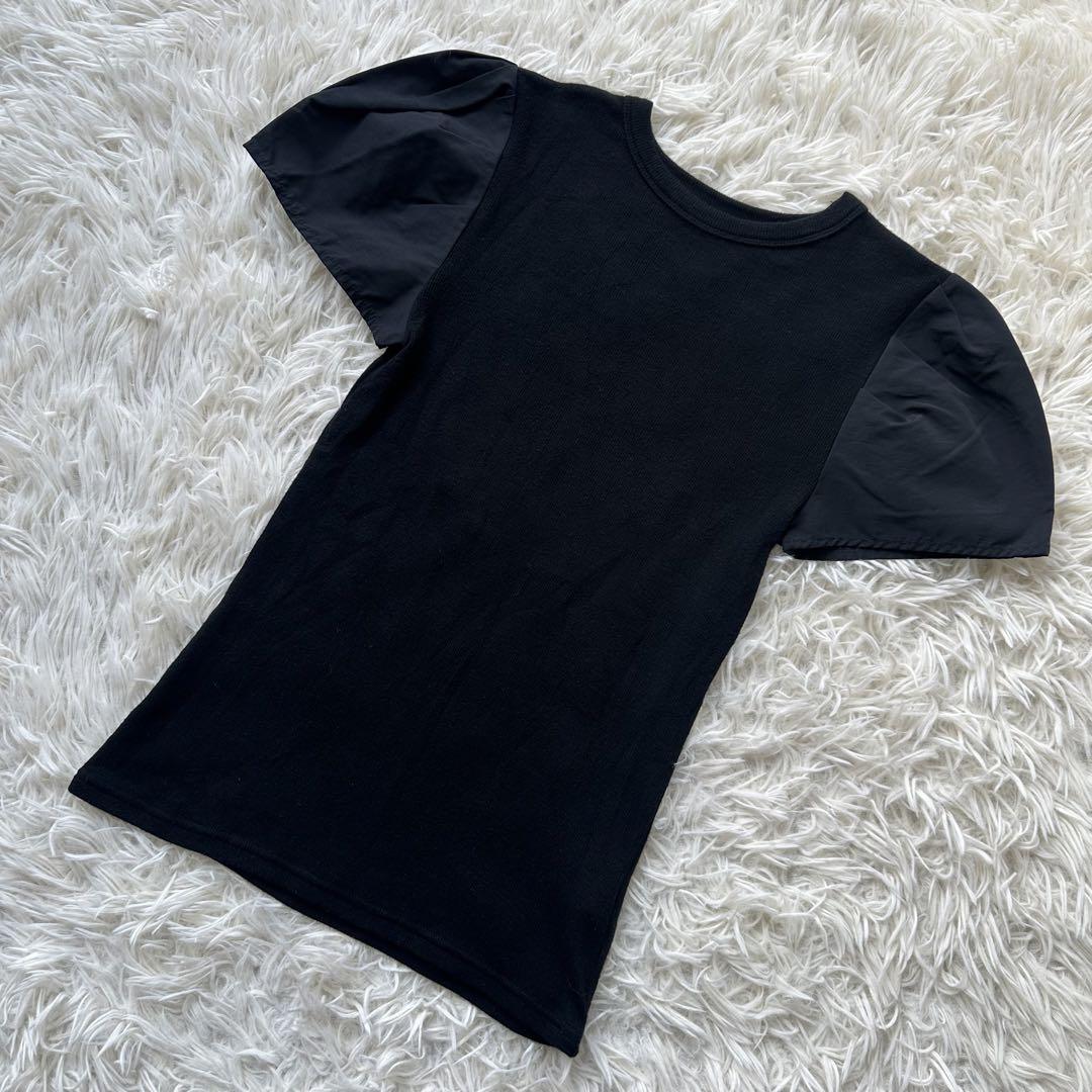 【一部予約！】 BALCONY AT BORDERS RIB リブパフTシャツ TEE PUFF トップス