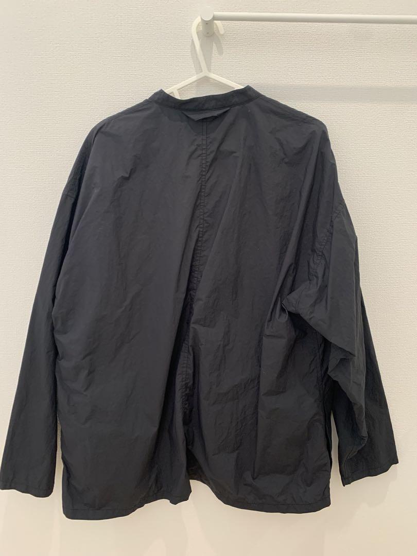 muji labo撥水 リバーシブルシャツジャケット black S-M