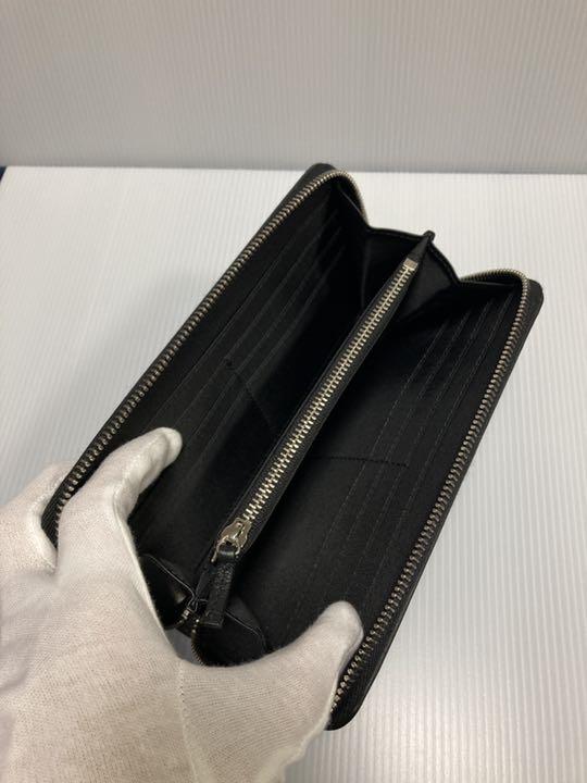 人気通販 VERSACE 無地ブラック nqCm6-m35159000908 ラウンドジップ長財布 定番最新品